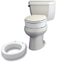 RAISED TOILET SEAT-STANDARD BOLT ON
