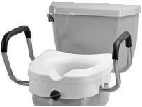 RAISED TOILET SEAT W/ARMS