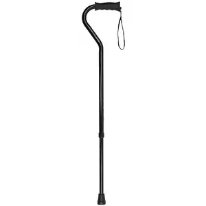 HD TALL OFFSET CANE - BLACK