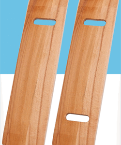 WOOD TRANSFER BOARD 24" X 8" W/ 2 HANDLE
