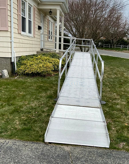 Wheelchair Ramp Installation At Kingwood. TX