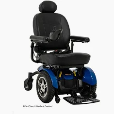 Power Model V wheelchair blue
