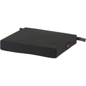 Black square seat cushion with carry handles