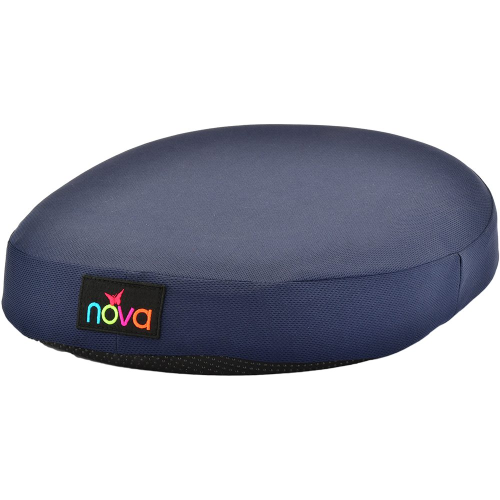 Round navy blue Nova seat cushion