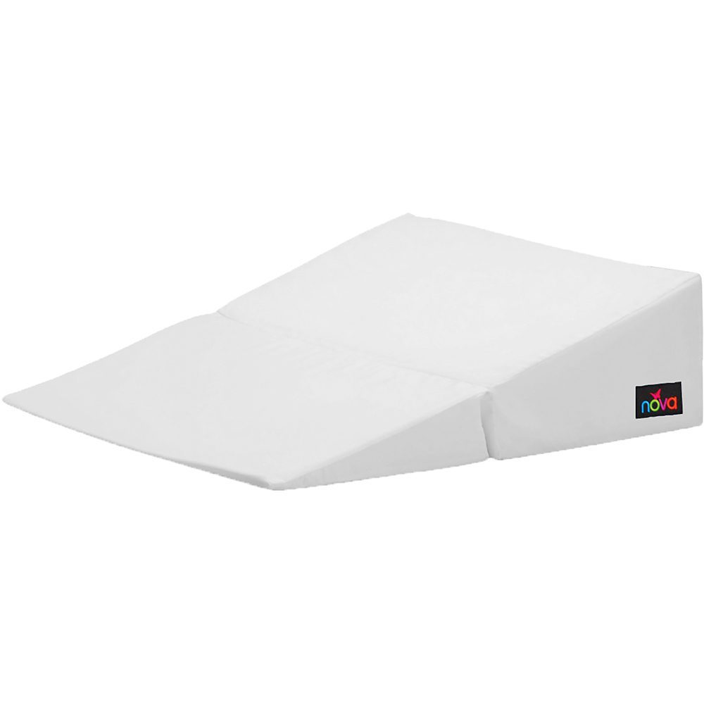 White adjustable bed wedge pillow