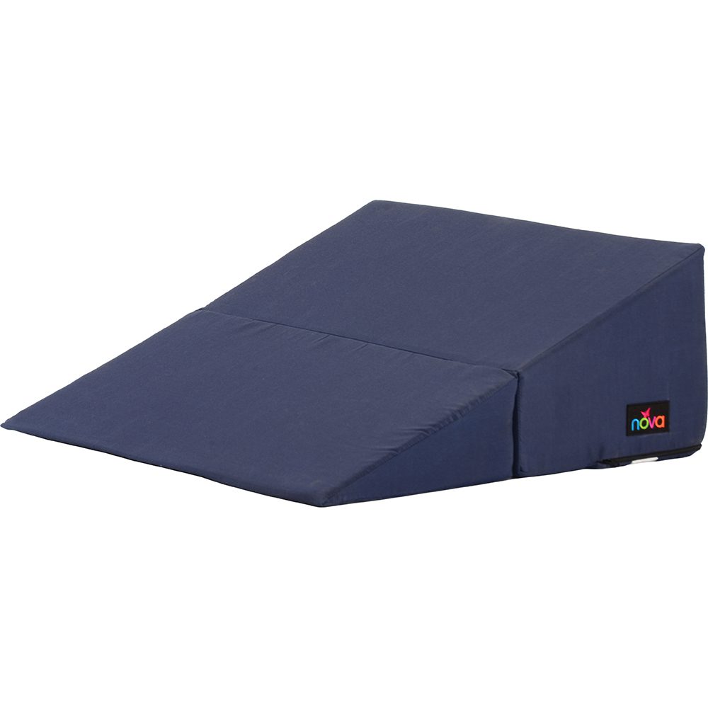 navy blue foam wedge pillow