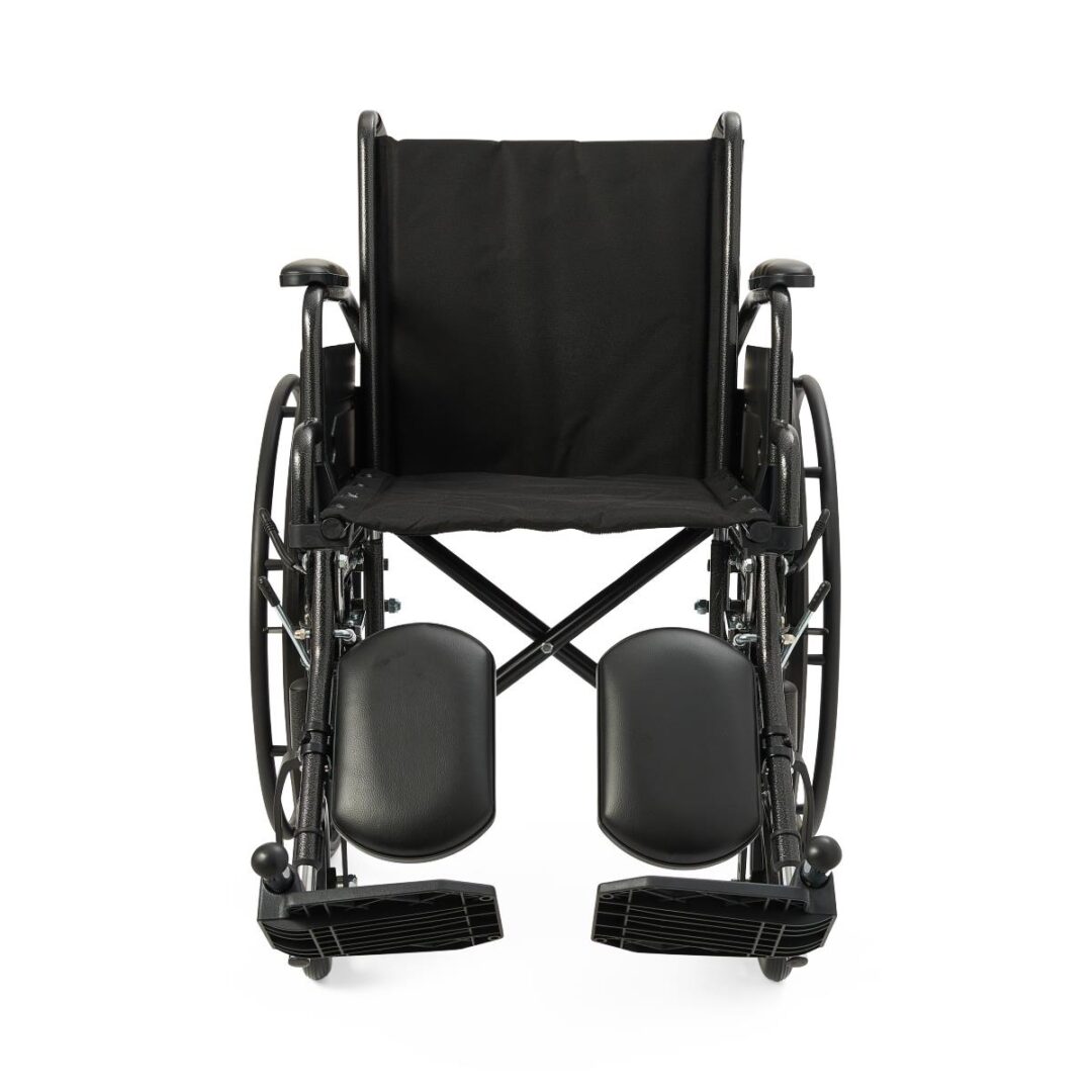 Black manual wheelchair front view