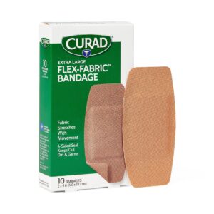 Box of Curad extra-large flex-fabric bandages