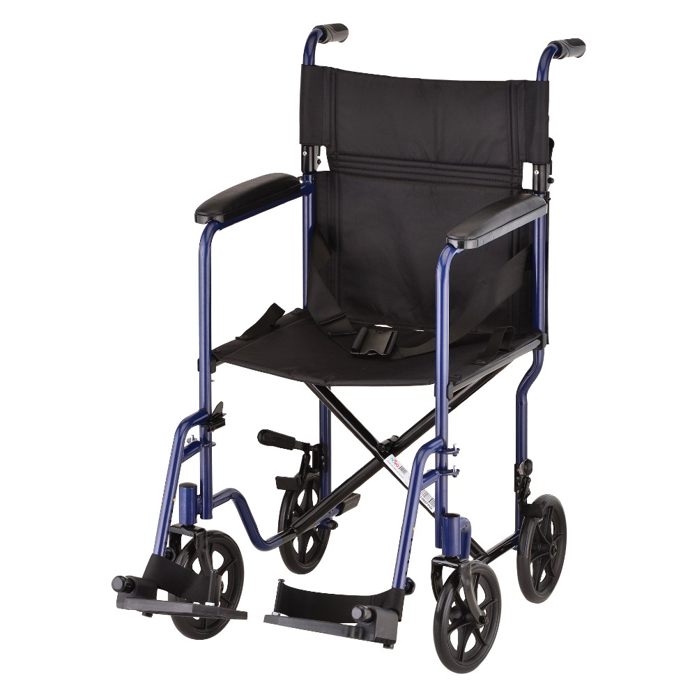 Transport Chair - 19" with Swing Away Footrests