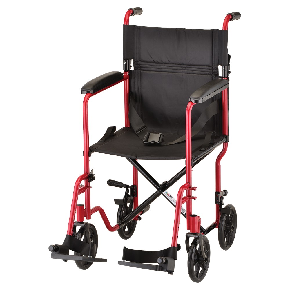 Transport Chair - 19" with Swing Away Footrests - Image 7