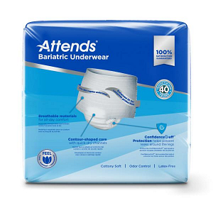 Attends Super Plus Absorbency Pull-On Underwear, Size L, 44" to 58" Waist - Image 4