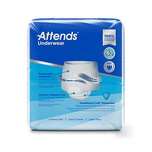 Attends Super Plus Absorbency Pull-On Underwear, Size XL, 58" to 68" Waist - Image 3