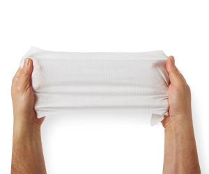 FitRight Aloe Scented Wet Wipes, 8" x 10", Peel and Reseal Pack, 68/Pack - Image 3