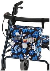 ALOHA BLUE FLORAL WALKER POUCH