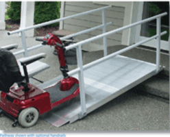 GATEWAY 3G 10-FT RAMP W/TWO-LINE HANDRAI