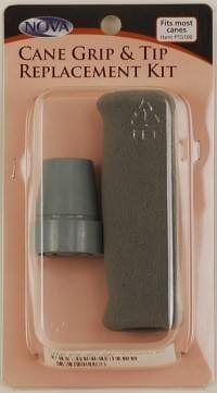 TIP & GRIP FOR OFFSET CANES-BLK