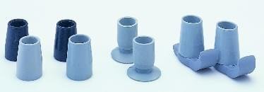 WALKER TIPS FOR 1" WALKER